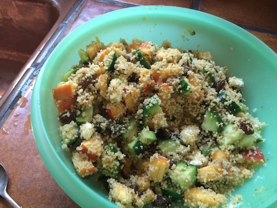 Couscous Salad + recipe | Glitter & Grace Blog
