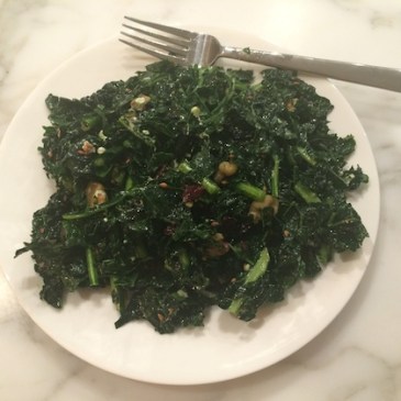 Kale Salad + recipe | Glitter & Grace Blog