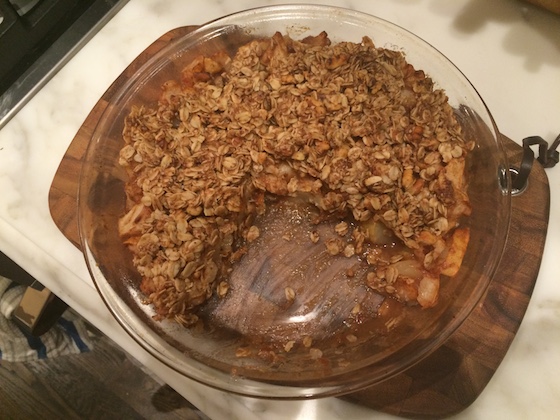 Pear Breakfast Crisp + recipe | Glitter & Grace Blog #fallrecipe