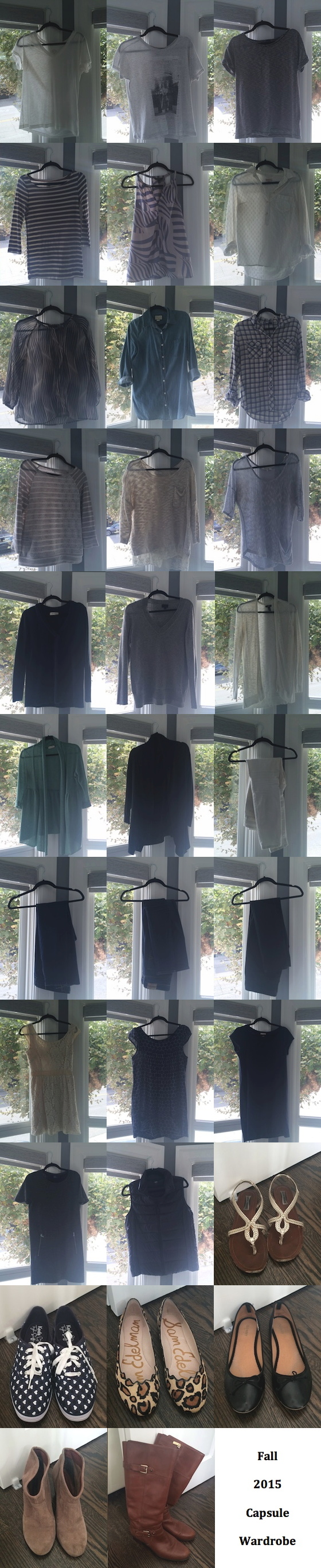 My Fall 2015 Capsule Wardrobe | Glitter & Grace Blog #capsule #minimalism #capsulewardrobe