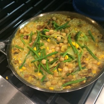 Coconut Veggie Curry + recipe | Glitter & Grace Blog