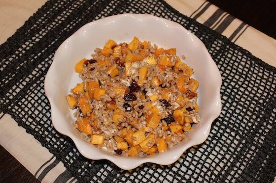 Butternut Squash & Farro Salad + recipe | Glitter & Grace Blog #fallrecipe