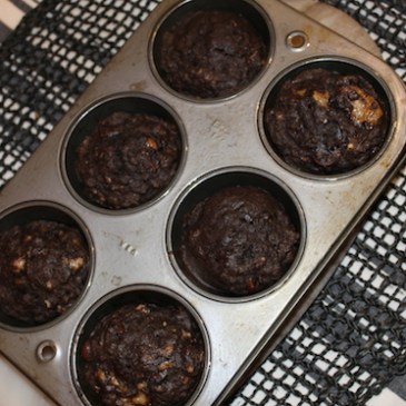 Chocolate Banana Muffins + recipe | Glitter & Grace Blog #chocolate #banana