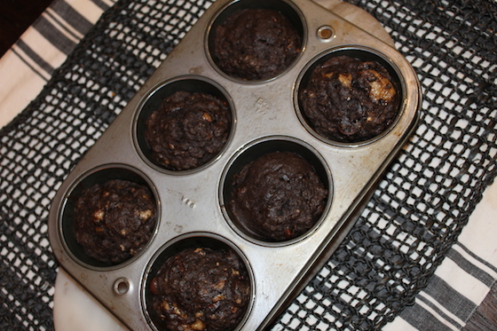 Chocolate Banana Muffins + recipe | Glitter & Grace Blog #chocolate #banana