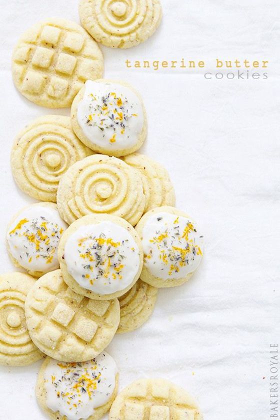 Tangerine Butter Cookies from Baker's Royale