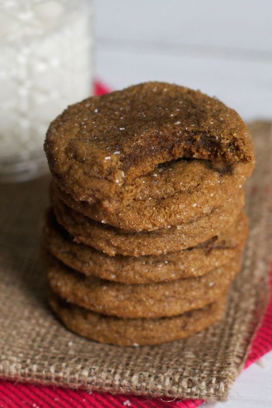 Soft & Chewy Ginger Cookies from The Baker Chick