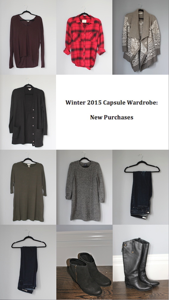 Winter 2015 Capsule Wardrobe: New Purchases | Glitter & Grace Blog #capsule #minimalism #capsulewardrobe