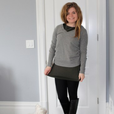 Winter 2015 Capsule Wardrobe: Outfit 24 | Glitter & Grace Blog #capsule #minimalism #capsulewardrobe