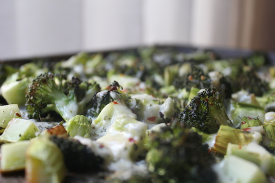 Cheesy Roasted Broccoli + recipe | Glitter & Grace Blog #broccoli