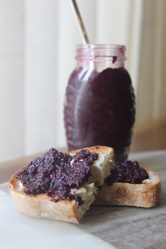 Chia Seed Jam + recipe | Glitter & Grace Blog #chiaseeds #superfood #homemadejam