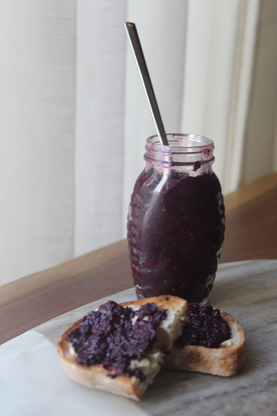 Chia Seed Jam + recipe | Glitter & Grace Blog #chiaseeds #superfood #homemadejam