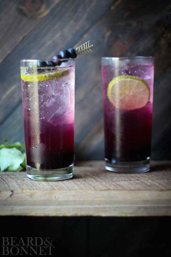 Blueberry Lavender Fizz from Beard & Bonnet