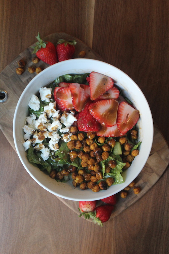 Spring Salad + recipe | Glitter & Grace Blog #springrecipe