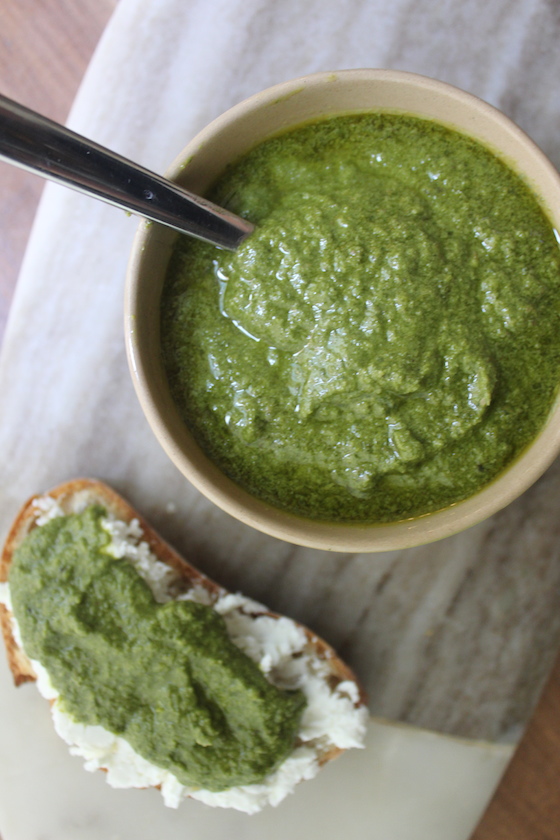 Mint Parsley Pesto + recipe | Glitter & Grace Blog #summerrecipe #mint #parsley #italian