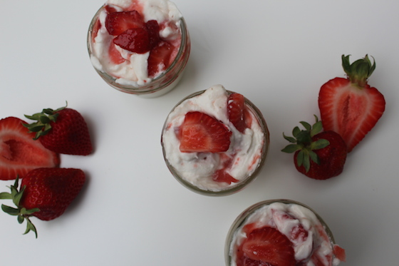 Strawberry Coconut Fool + recipe | Glitter & Grace Blog #summerrecipe #strawberry #coconut #vegan