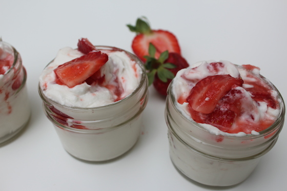 Strawberry Coconut Fool + recipe | Glitter & Grace Blog #summerrecipe #strawberry #coconut #vegan