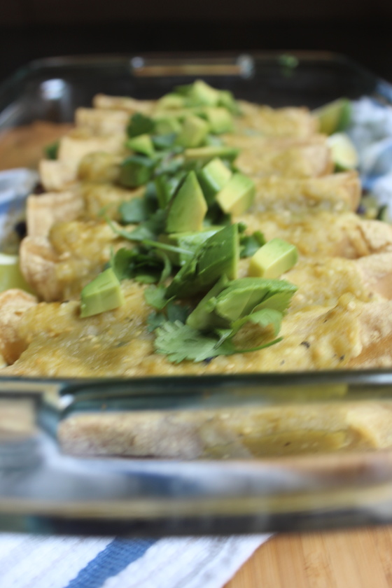 Summer Vegetable Enchiladas + recipe | Glitter & Grace Blog #summerrecipe #enchiladas #mexican #vegan